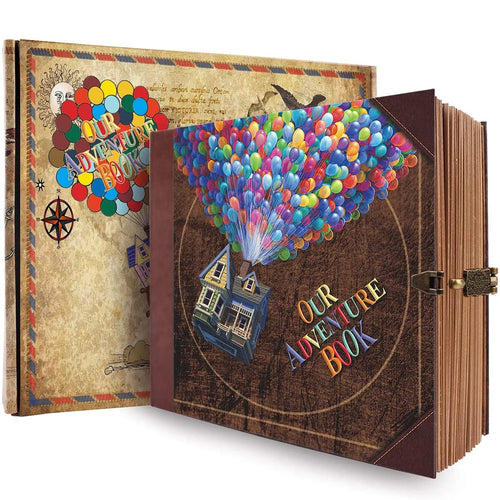 146 Page Adventure Kraft Photo Album Scrapbook Valentine's Day Gift Ship from UK