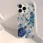 Summer Turtle Pattern IMD Case for Samsung A55 A35 A15 S25 S24 S23 Ultra FE