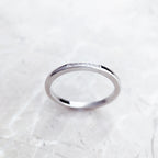 Delicate Band Ring 925 Sterling Silver Classic Fine Jewellery Women Romantic Gift