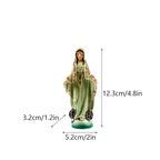 12cm 20cm Resin Our Lady of Fatima Statues Virgin Mary Sculpture Catholic Altar