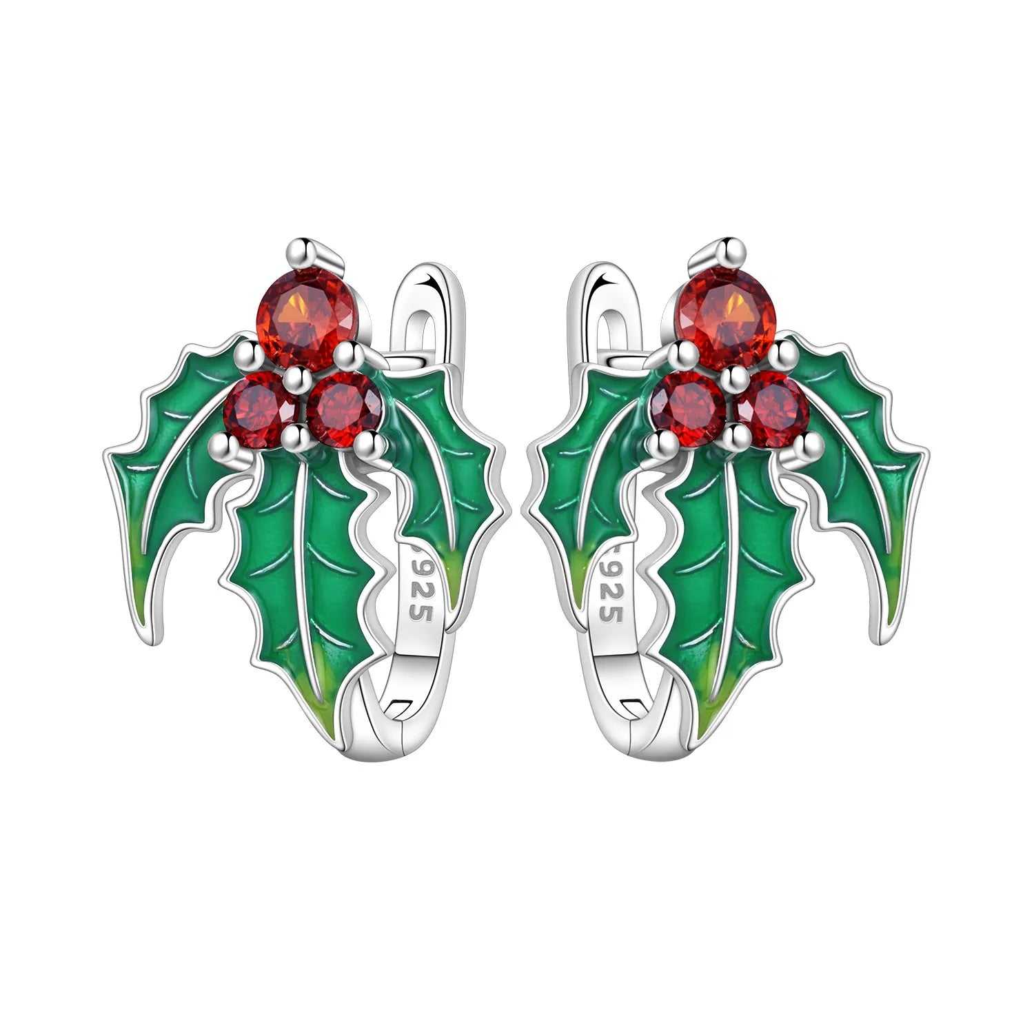 925 Sterling Silver Maple Leaf Drop Earrings Trendy Anniversary Jewellery