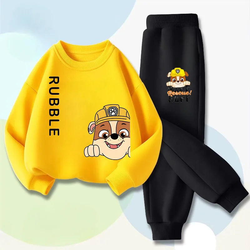 PAW Patrol Boys Sport Pullover and Trousers 2-Piece Spring Sweatsuit