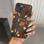 Autumn Leaves Pattern Case for iPhone 17 16 15 14 13 12 Pro Max