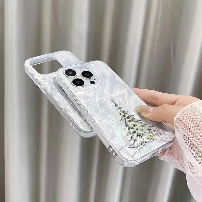 Christmas Tree Laser Case for Redmi Note 14 13 12 11 Pro Plus 13C 14C 5G