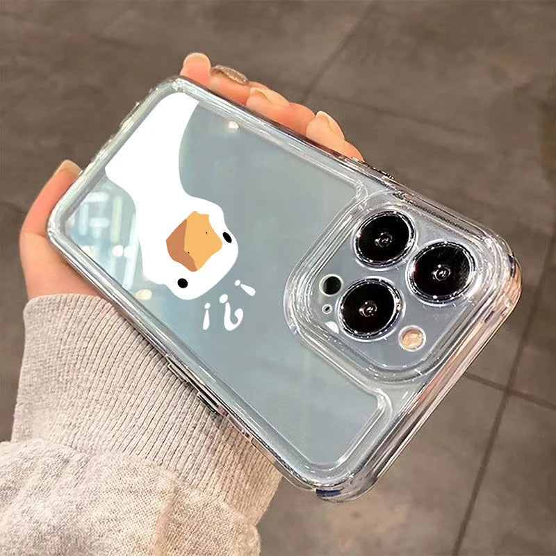 Cute Duck Case for Samsung Galaxy A15 A35 A55 A52 S24 S23 Ultra S22 S21 FE