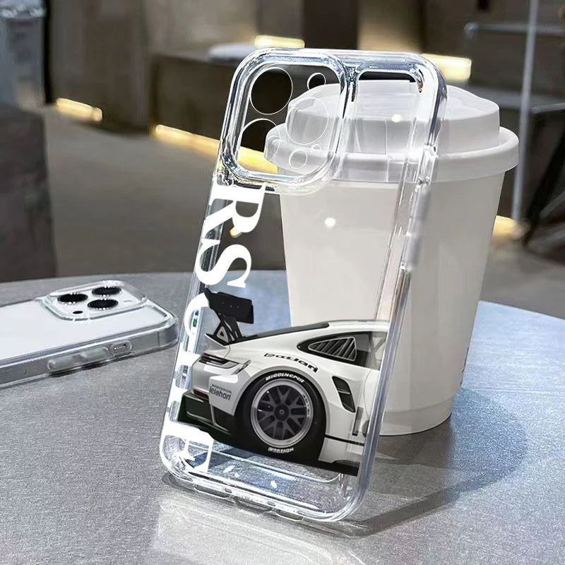 Cool Sports Car Case for iPhone 17 16 15 14 13 12 11 Pro Max XR XS 7 8 Plus
