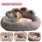 Fluffy Pet Sofa Dog Bed Basket Kennel Mat Plush Cat Supplies - Ship from UK