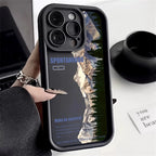 Landscape Mountain Train Case for iPhone 16 15 14 13 12 11 Pro Max XR 7 8