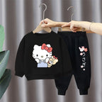 Sanrio Hello Kitty Boys and Girls Tracksuit Spring Autumn Clothing Set