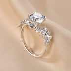 D VVS1 2ct Moissanite Diamond Wedding Band 14K Gold Filled Certified Ring