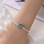 925 Sterling Silver Forever Love Peach Heart Bracelets Star Moon Airplane Earth Bracelets For Women Fit DIY Charms Party Jewelry