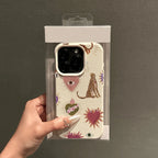 Leopard Lychee Pattern Silicone Case for iPhone 17 16 15 14 Pro