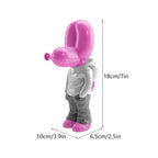 18cm Resin Balloon Dog Statue Cute Modern Art Collectible Figurine for Home Office Decor