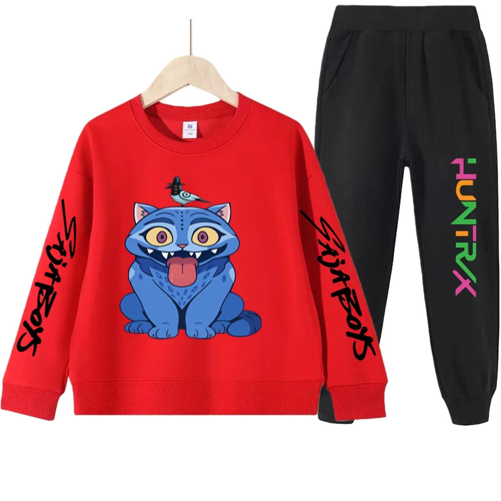 Girls Kpop Demon Hunters Hunter Witch Squad Tracksuit Chic Kids Fashion