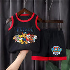 PAW Patrol Boys Basketball Vest and Shorts 2-Piece Set Summer Sport Suit