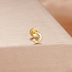 1PC Stainless Steel Star Moon Cartilage Piercing 18K Gold Plated