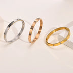 Cubic Zirconia Bangle Bracelet,18K Gold Plated Cuffs, Stainless Steel Jewelry Best Gifts for Valentine's Day Birthdays Gift