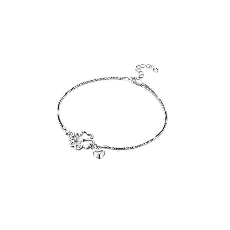 New 925 Silver Shiny Brick Soft Chain And Adjustable Fashionable Bracelet Are Fit for All Occasions To wear DIY Women's Jewelry