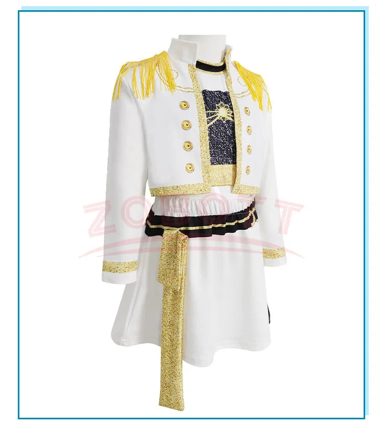 Kids Kpop Demon Hunter Cosplay Rumi Zoey Mira Suit 3D Print Costume Outfit