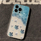 Ocean Butterfly Turtle Case for Samsung Galaxy A16 A55 A35 S25 S24 S23 Ultra