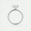 Round D Moissanite 925 Sterling Silver Ring Wedding Engagement Finger Rings
