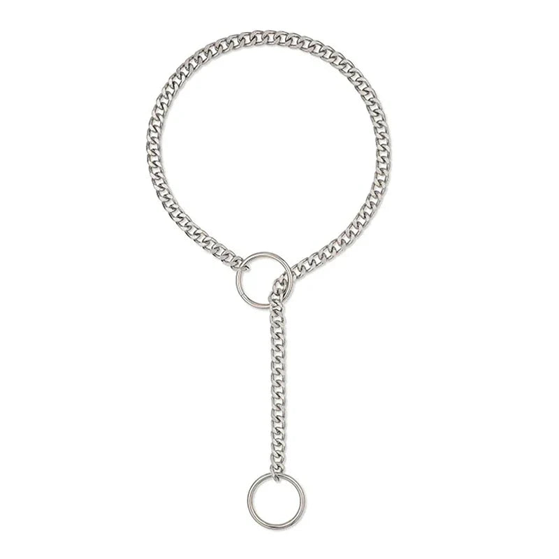 Womens Heart O-Ring Slip Chain Necklace Punk Rock Stainless Steel Cuban Long Necklace Jewelry Adjustable Lariat Y-Necklace Key