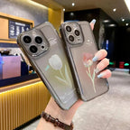 Tulip Pattern Case for iPhone 17 16 15 14 13 12 11 Pro Max 7 8 Plus Silicone