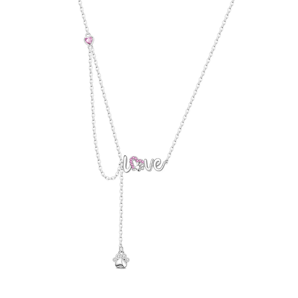 Original 925 Sterling Silver 18K Gold Heart Lock and Key Necklace Y-shaped Chain Necklace For Women Memorial Prayer Jewelry Gift