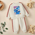 K-pop Girls Spring Clothing Set Hoodie and Side Stripe Trousers Tracksuit
