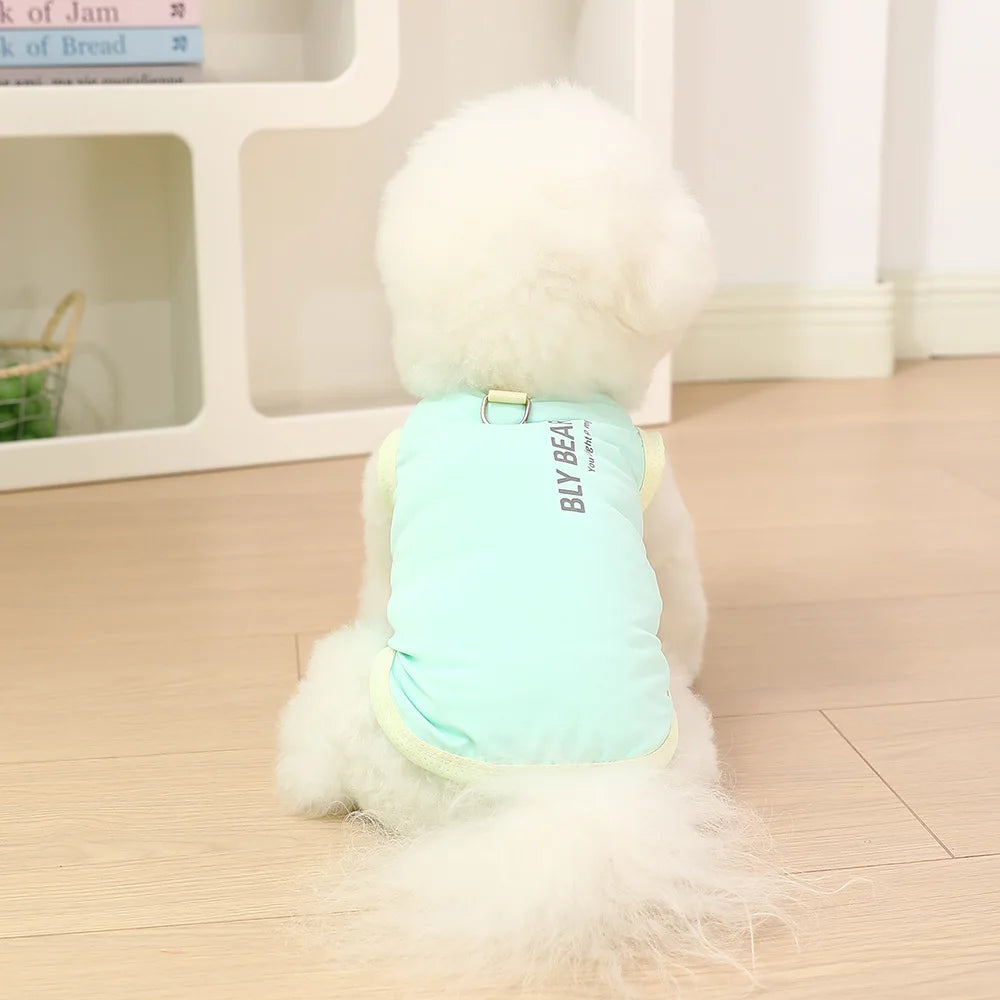 Cooling Dog Cat Vest Summer Breathable Mesh UV Protection Ice Silk Jacket