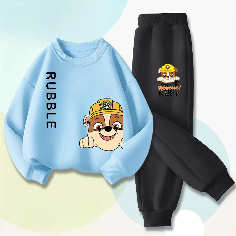 PAW Patrol Boys Sport Pullover and Trousers 2-Piece Spring Sweatsuit