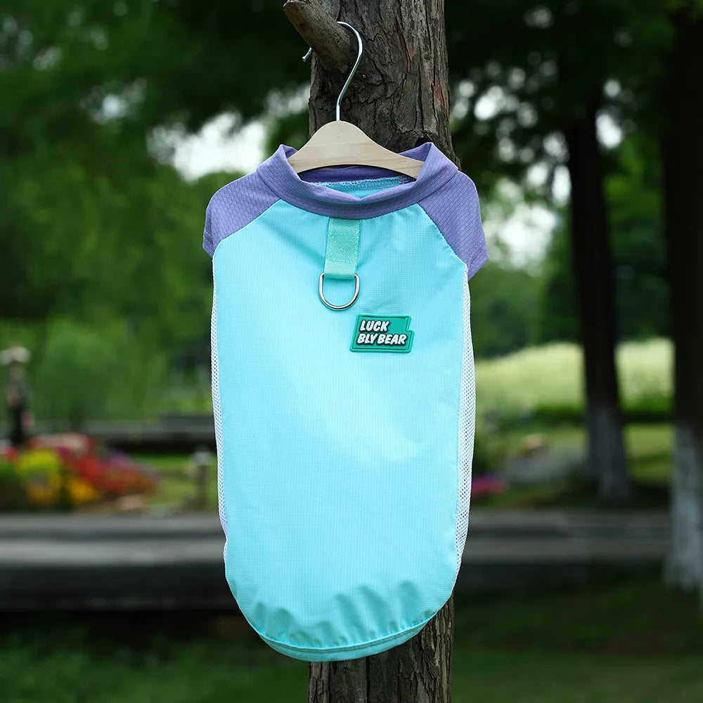 UV Protection Cooling Vest Dogs Cats Ice Silk Breathable Mesh Summer Wear
