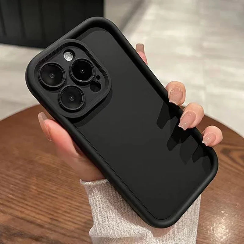 Thickened Protective Case for iPhone 17 16 15 14 13 12 11 Pro Max TPU Cover