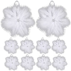 10 Pcs Angel Wings Hanging Ornament Christmas Tree Decoration Angel Wing Pendant Wedding Prop Valentines Day Birthday Decor