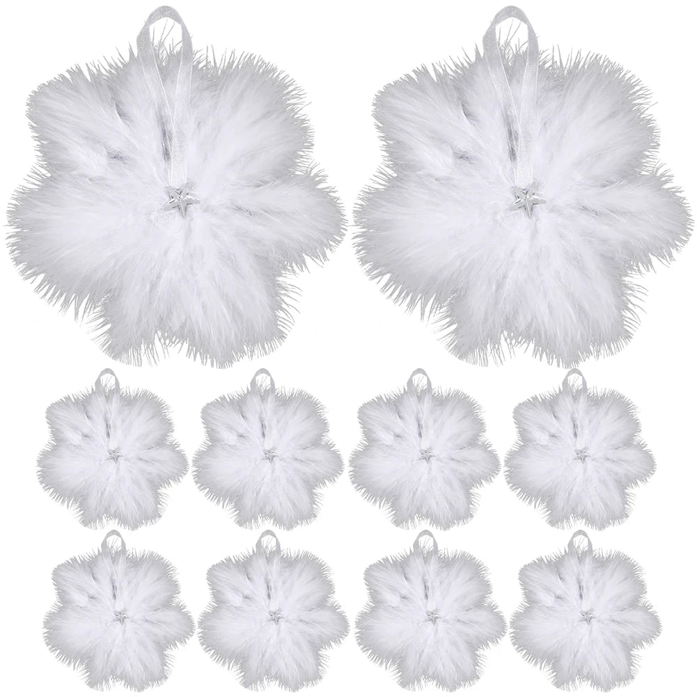 10 Pcs Angel Wings Hanging Ornament Christmas Tree Decoration Angel Wing Pendant Wedding Prop Valentines Day Birthday Decor