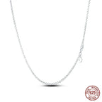 925 Sterling Silver Luminous Firefly Heart Shaped Zircon Pendant Necklace For Women Fashion Anniversary Birthday Jewelry Gifts