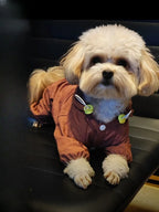 Windproof Dirt Resistant Dog Bodysuit Lightweight Outdoor Puppy Romper