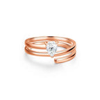 Full Moissanite Diamond Wedding Ring 18K White Gold Plated 925 Silver Band