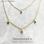 Double Chain Necklace Minimalist 925 Sterling Silver Bohemia Jewellery Gift