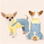 All-Season Soft Pet Shirt Puppy Kitten Breathable Cotton Striped Outfit