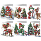 12pc 5D Diamond Painting Birthday Cards DIY Handmade Greeting Card - Ship from UK
