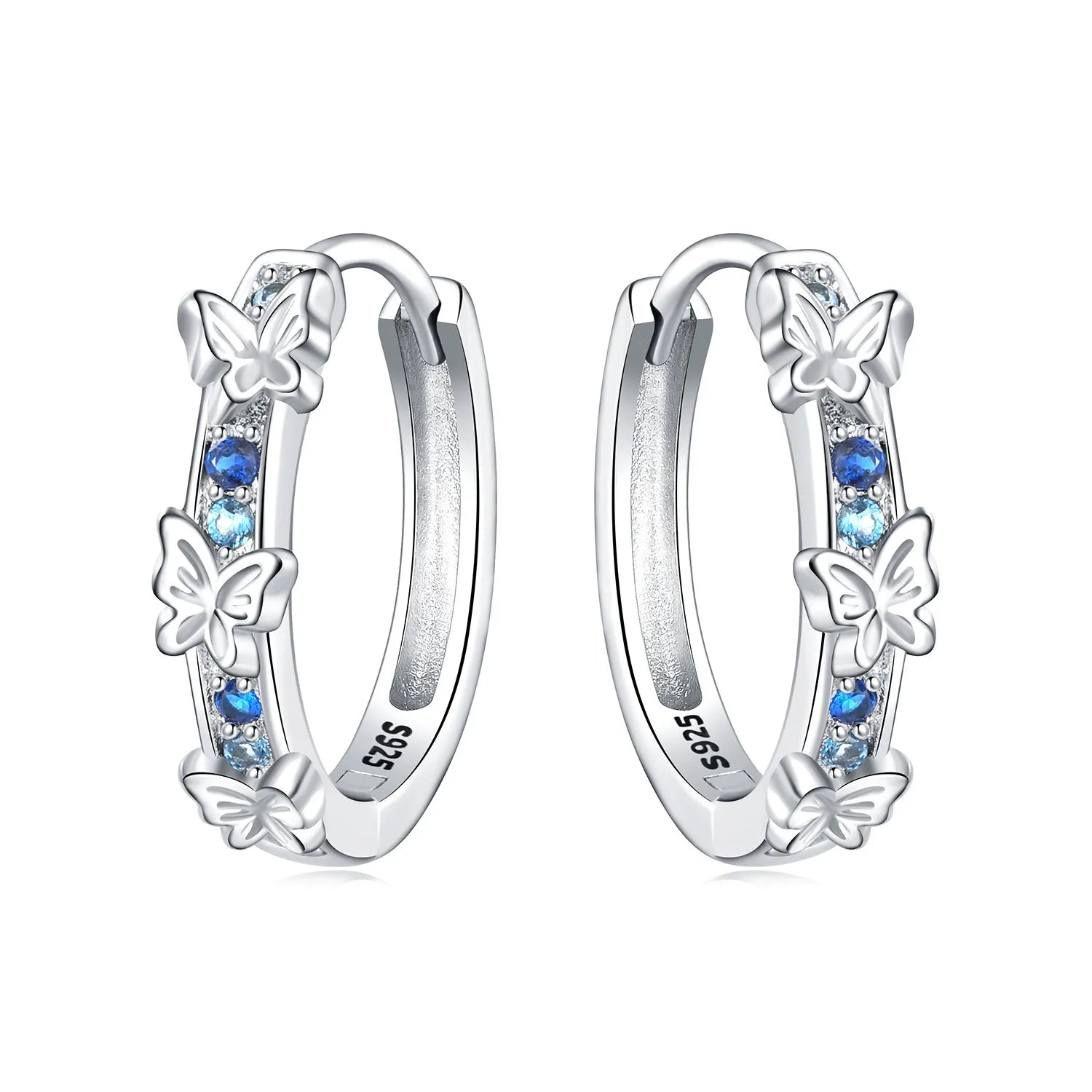 925 Sterling Silver Cute Bees Insects Stud Earrings Exquisite Birthday Gift
