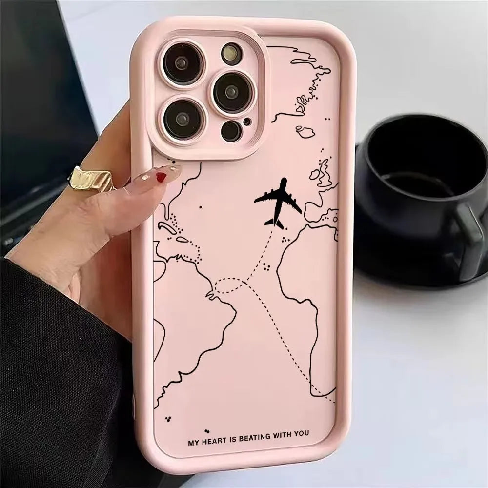 Airplane Route Case for Xiaomi Redmi Note 14 13 12 Pro Plus 13 12S 11 13C 14C