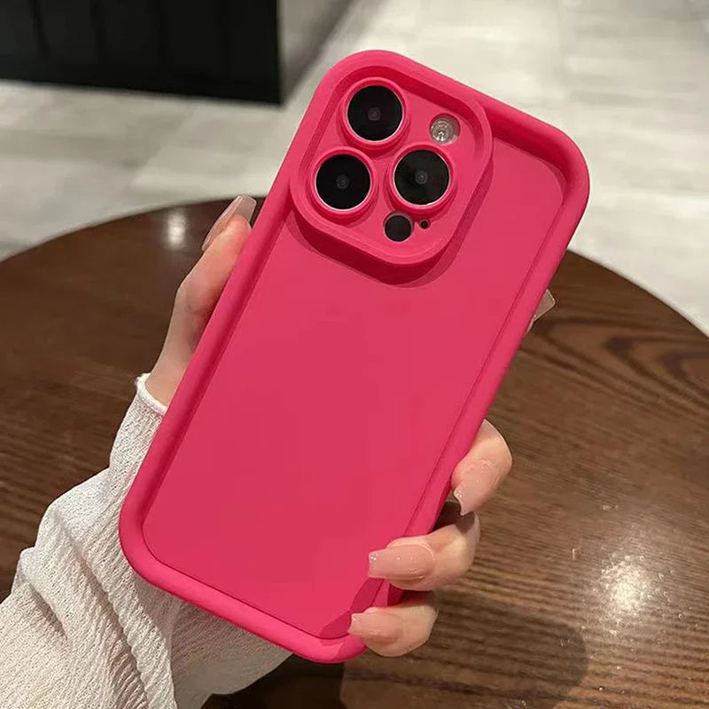 Thickened Protective Case for iPhone 17 16 15 14 13 12 11 Pro Max TPU Cover