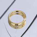 925 Sterling Silve Fashion Wedding Ring For Women Micro Paved Cubiz Zircon Finger Rings Female Engagement Jewelry Accessories
