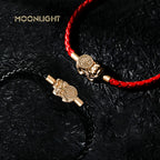 Fengshui Pixiu Leather Bracelet Braided Men Women Wealth Good Luck Gift