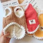 Winter Warm Dog Coat Soft Fleece Pet Clothes for Small Dogs Cats Cute Puppy Jacket French Bulldog Chihuahua Yorkies Costume