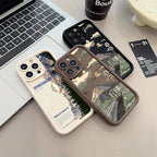 Landscape Mountain Train Case for iPhone 16 15 14 13 12 11 Pro Max XR 7 8