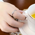 Fascinates Star Ring 925 Sterling Silver Glam Trendy Jewellery Women