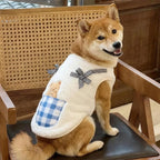 Plush Fleece Pet Vest Soft Warm Dog Cat Sweater Adjustable Winter Clothing